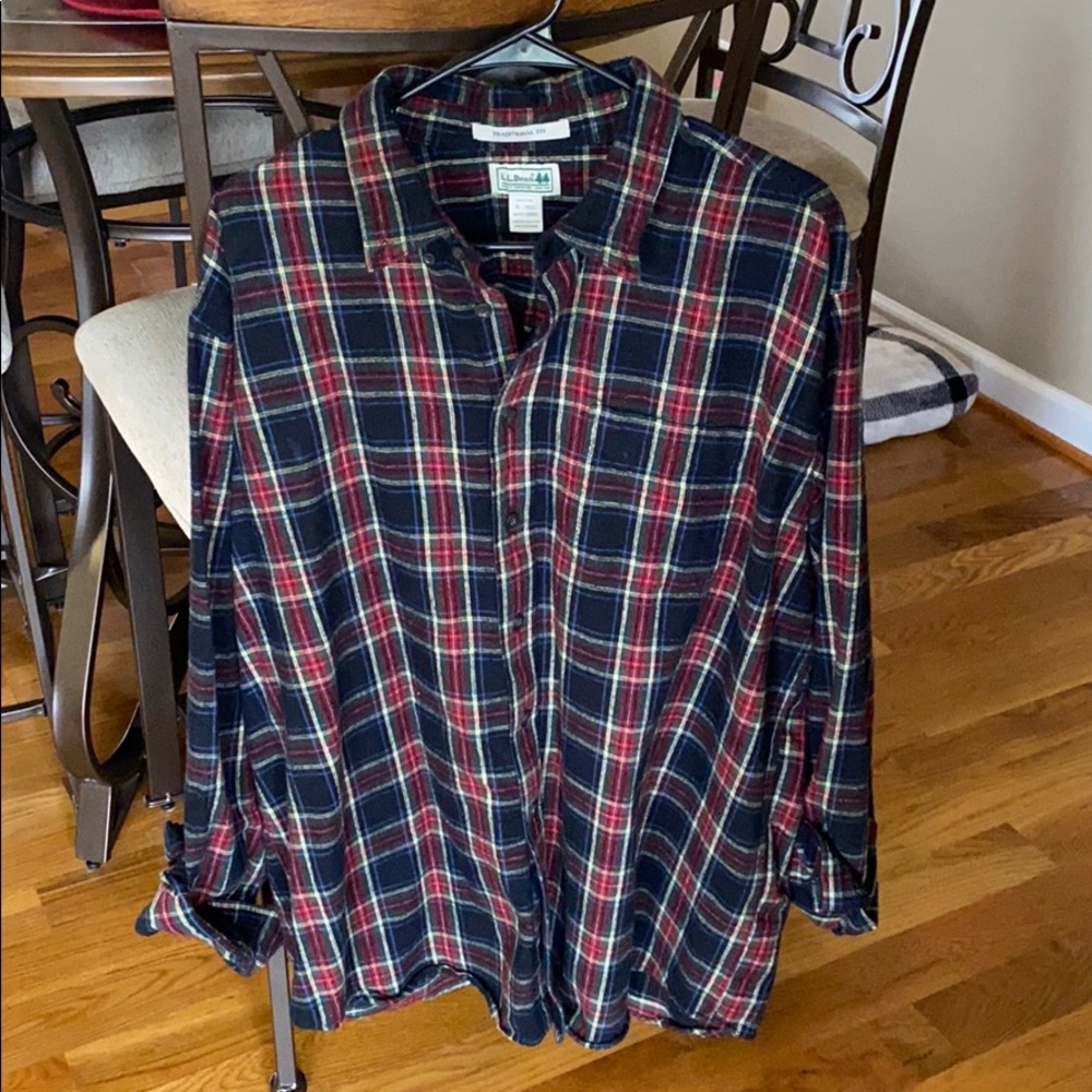 L.L. Bean Plaid Flannel